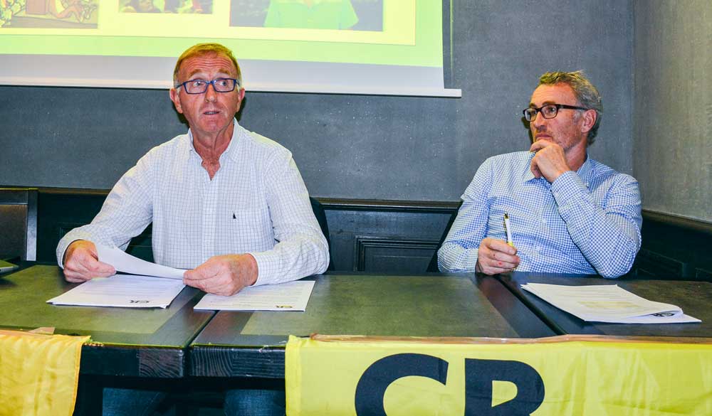 Pierre Lec’hvien, président de la CR 22 et Christian Colas, trésorier - Illustration Une année agricole pleine de déceptions
