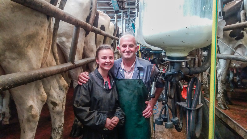 morgane-pellard-lait-irlande - Illustration Des échanges au retour du stage en exploitation à l&rsquo;étranger