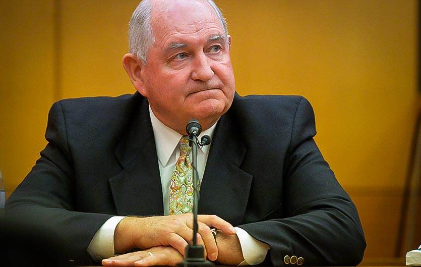 sonny-perdue-usa - Illustration Sonny Perdue, secrétaire à l&rsquo;Agriculture du gouvernement Trump