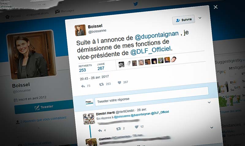 twitter-boissel - Illustration Présidentielle : l&rsquo;agricultrice Anne Boissel lâche Nicolas Dupont-Aignan