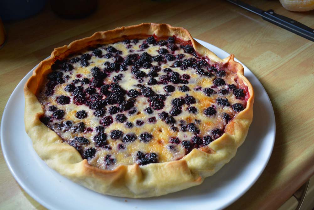 Tarte-au-mures - Illustration Tarte aux mûres