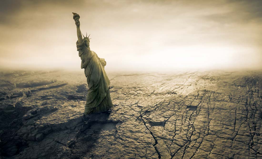 secheresse-desert-usa - Illustration L’avertissement