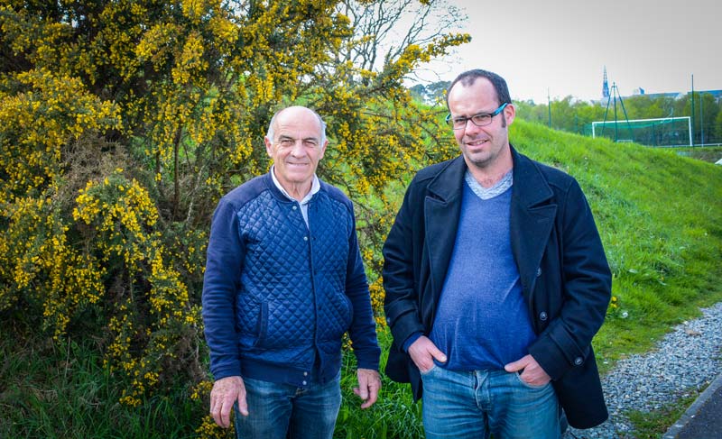 Albert Pennec, photographe, et Pierrick Mellouët, écrivain et éditeur, ont analysé les enjeux de l’agriculture bretonne actuels et à venir. - Illustration Paysan d&rsquo;aujourd&rsquo;hui : un livre témoin de l’évolution de l’agriculture bretonne