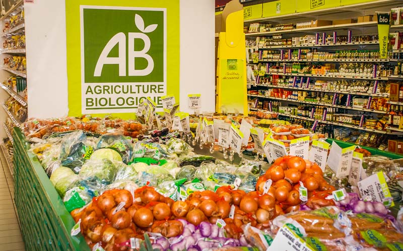 Grande-distribution-legume-bio - Illustration La FNSEA se demande « qui va payer » le Plan bio