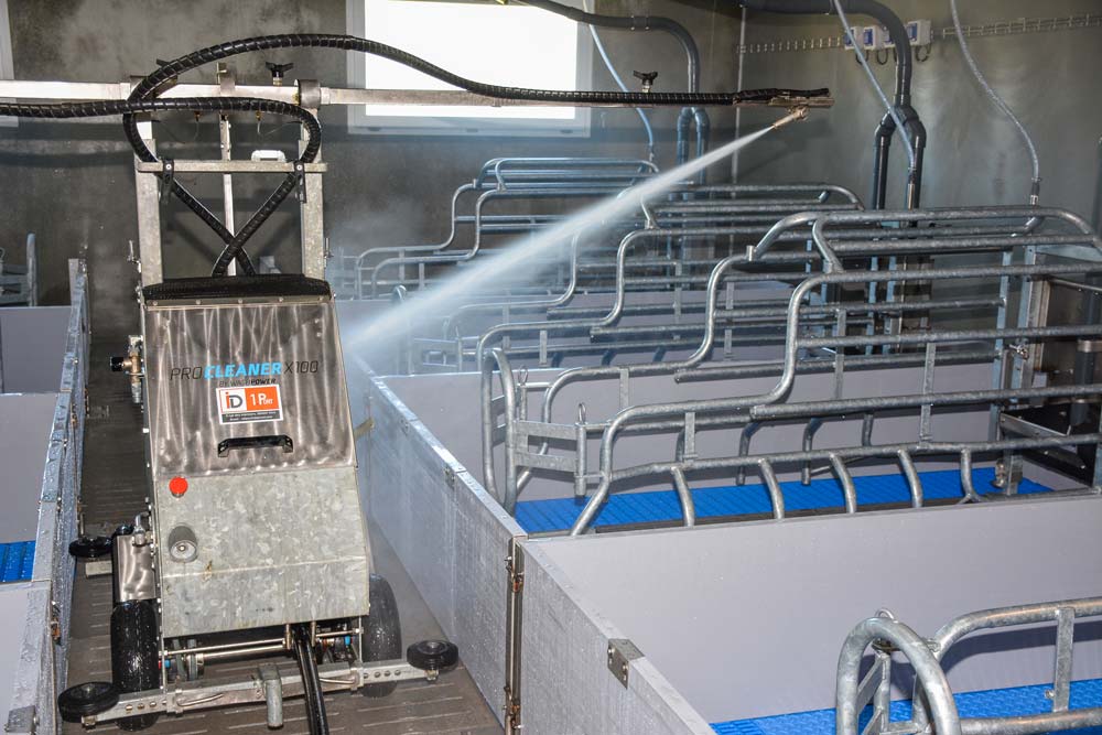 robot-lavage-porc - Illustration Le robot de lavage, bientôt incontournable ?