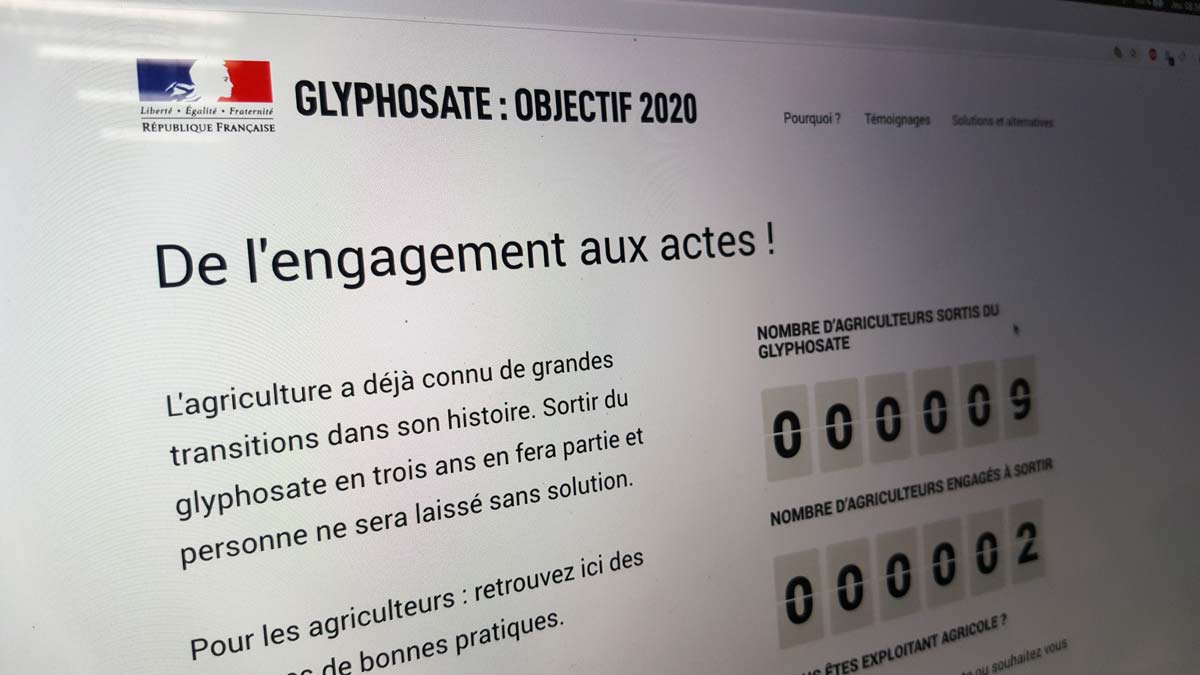 glyphosate-gouv - Illustration Sortie du glyphosate : une plateforme en ligne pour accompagner les agriculteurs