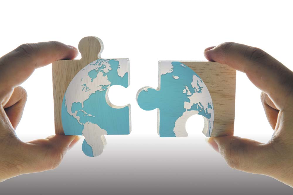 puzzle-terre - Illustration Coopérer au XXIe siècle