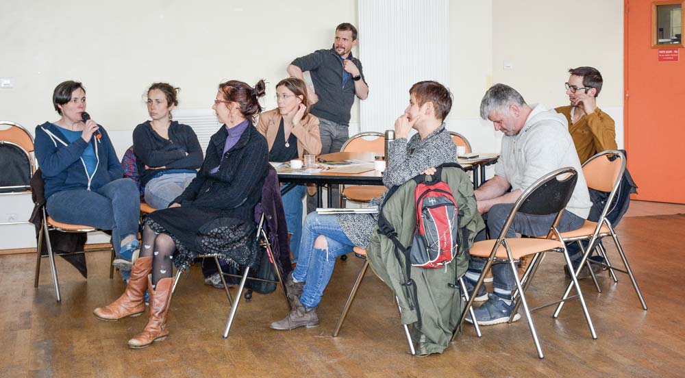 Lors de l’assemblée, une réflexion en groupes a été menée sur la place, la formation, la gouvernance des femmes en agriculture bio. - Illustration « Défendre notre cahier des charges »