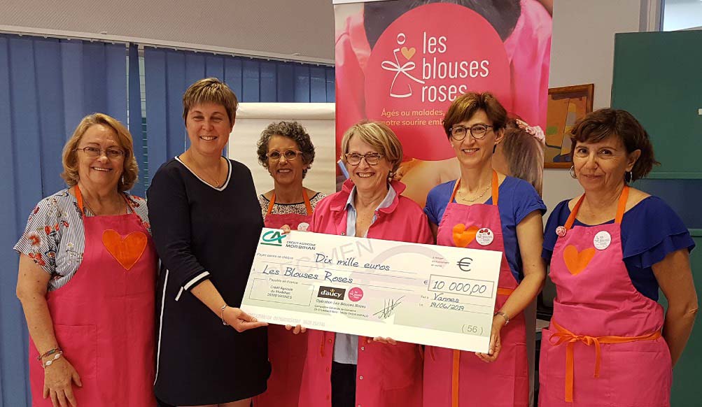  - Illustration D&rsquo;aucy : Remise d’un don de 10.000 euros à l’association « Les Blouses Roses »