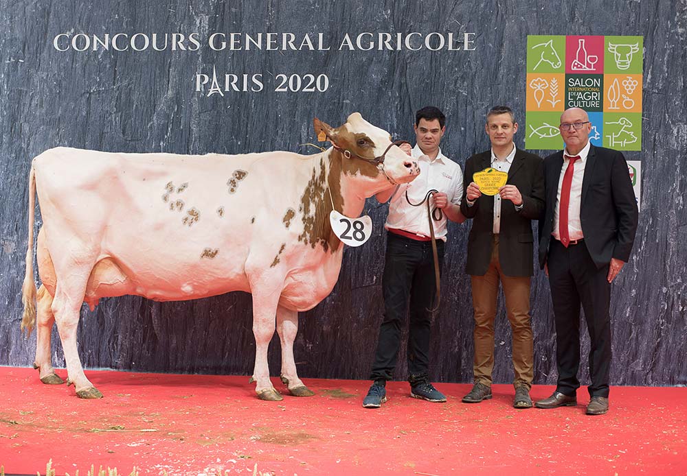  - Illustration Concours Pie rouge Salon de l&rsquo;Agriculture : Fidelor P au sommet