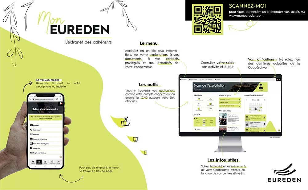 mon eureden - Illustration Mon Eureden, L&rsquo;extranet des adhérents Eureden