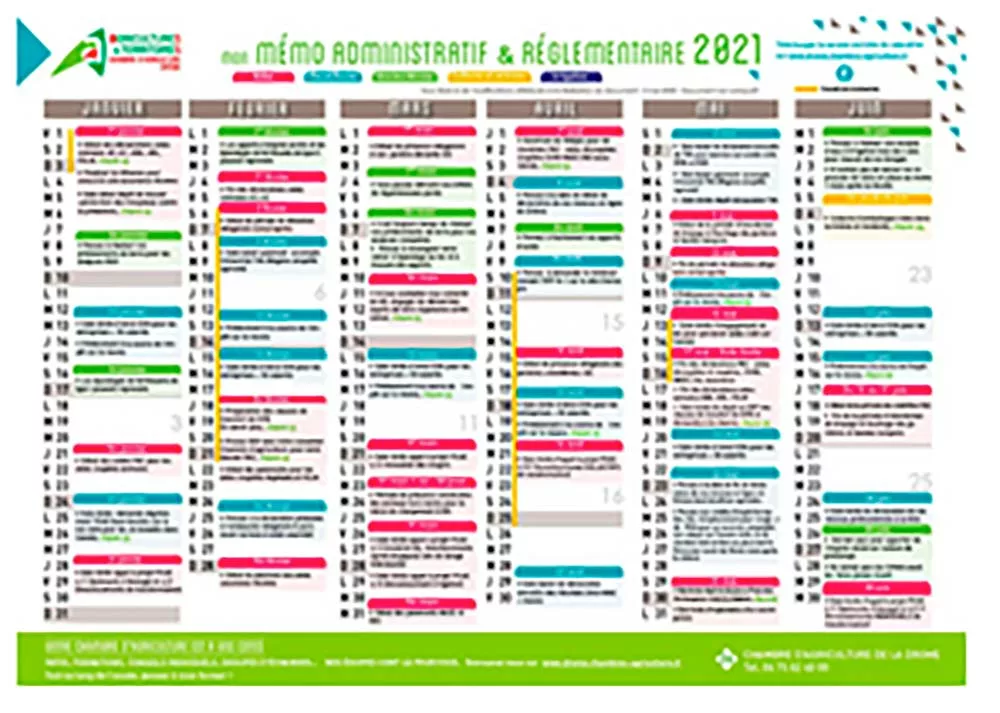 10393.hr - Illustration Un calendrier pour ne pas oublier