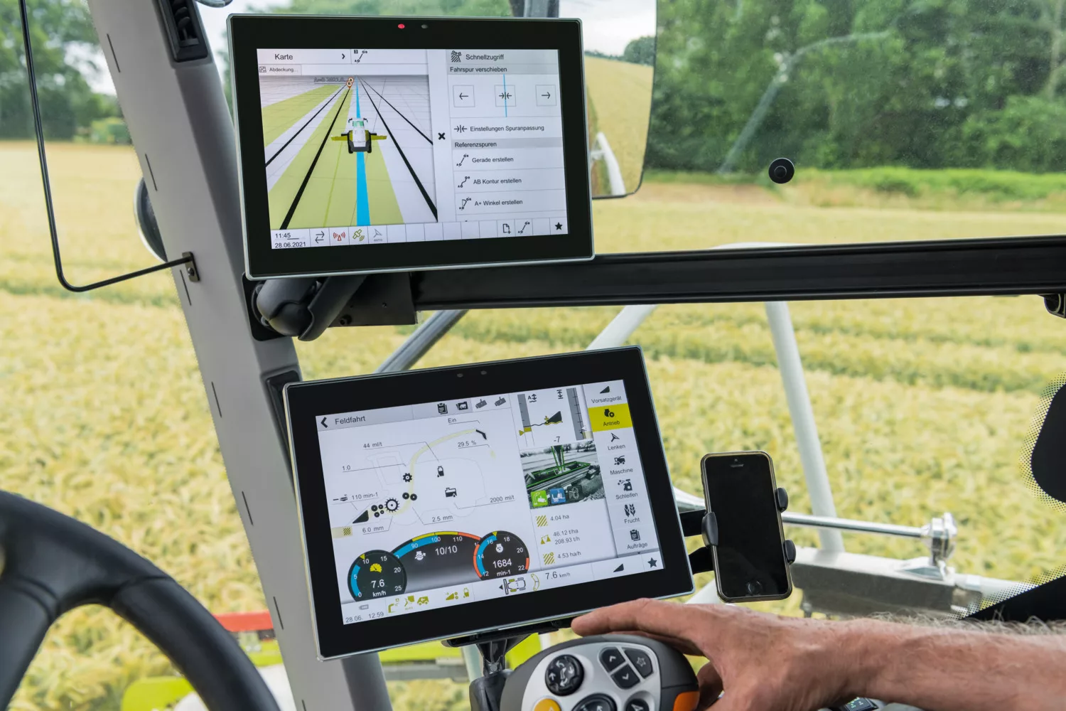 Claas et Trimble développent le nouveau système de guidage Claas GPS Pilot - Illustration Une nouvelle génération de guidage chez Claas