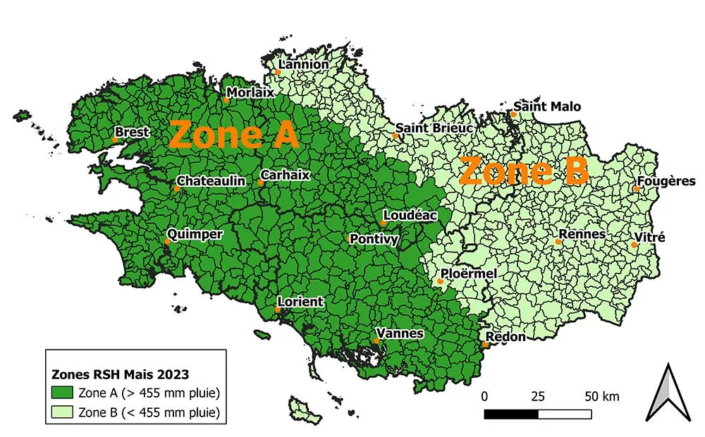 15068.hr - Illustration Des reliquats azotés sortie hiver 2023 proches des normales