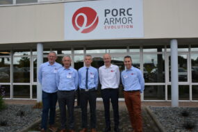 Les représentants du bureau de Porc Armor Évolution