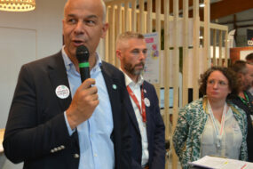 Arnaud Rousseau, président de la FNSEA, au Space