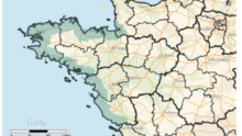 Carte du périmètre de surveillance de l'Influenza Aviaire