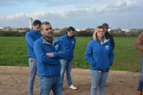 Yann Le Gac et les Jeunes Agriculteurs du Finistère