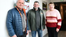 Les agriculteurs retraités dans les locaux de la Chambre d'agriculture de Rennes