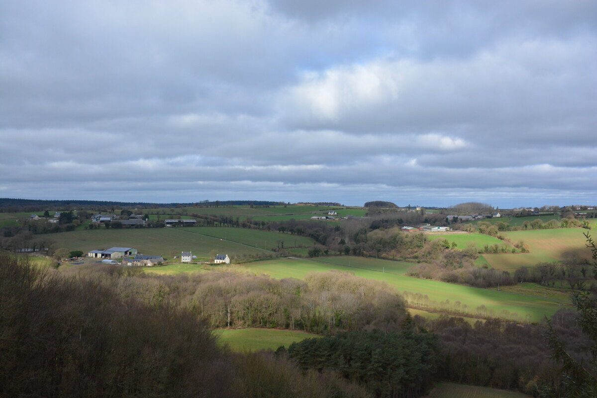 Paysage de campagne région de Ploeuc sur lié  - Illustration Bruxelles fixe les grandes lignes  de la future Pac