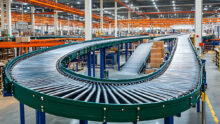Chaine de production dans une usine