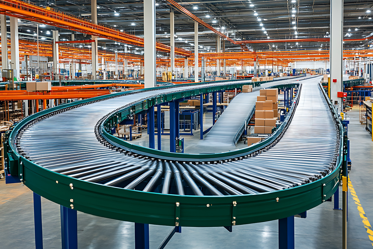 Chaine de production dans une usine - Illustration Affaiblissement  de la compétitivité  des IAA bretonnes