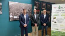 De gauche à droite : Thomas Quillévéré, secrétaire, Marc Kéranguéven, président et Olivier Sinquin, directeur.