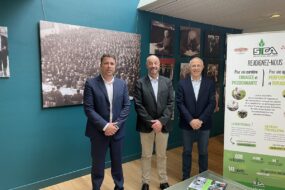 De gauche à droite : Thomas Quillévéré, secrétaire, Marc Kéranguéven, président et Olivier Sinquin, directeur.