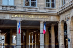 La façade du conseil constitutionnel