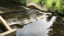 La prise d'eau de Lannidy. dans le Finistère