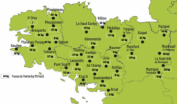 carte de la pousse de l'herbe en bretagne du 15 au 20 octobre 2025