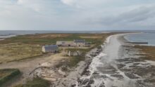 L'île Béniguet vue du ciel