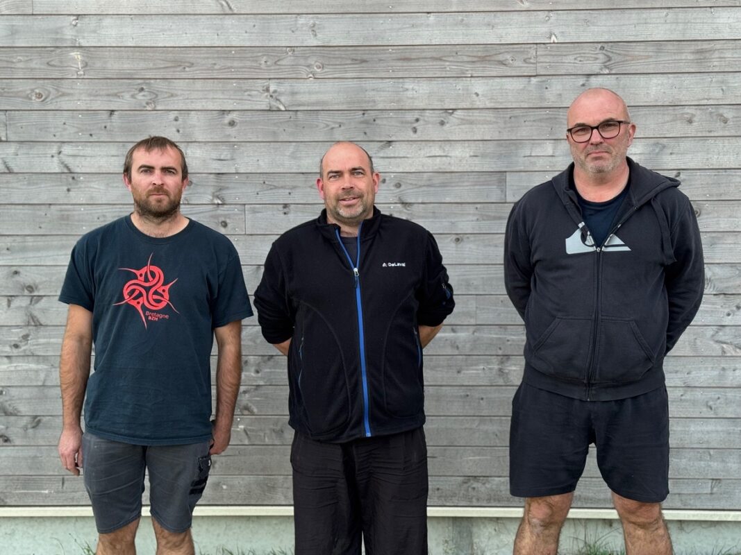 Les associés Grégory et Ludovic Thomazo et Yvonnick Géhennec.