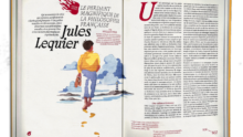 Pages de la revue Brasero sur Jules lequier